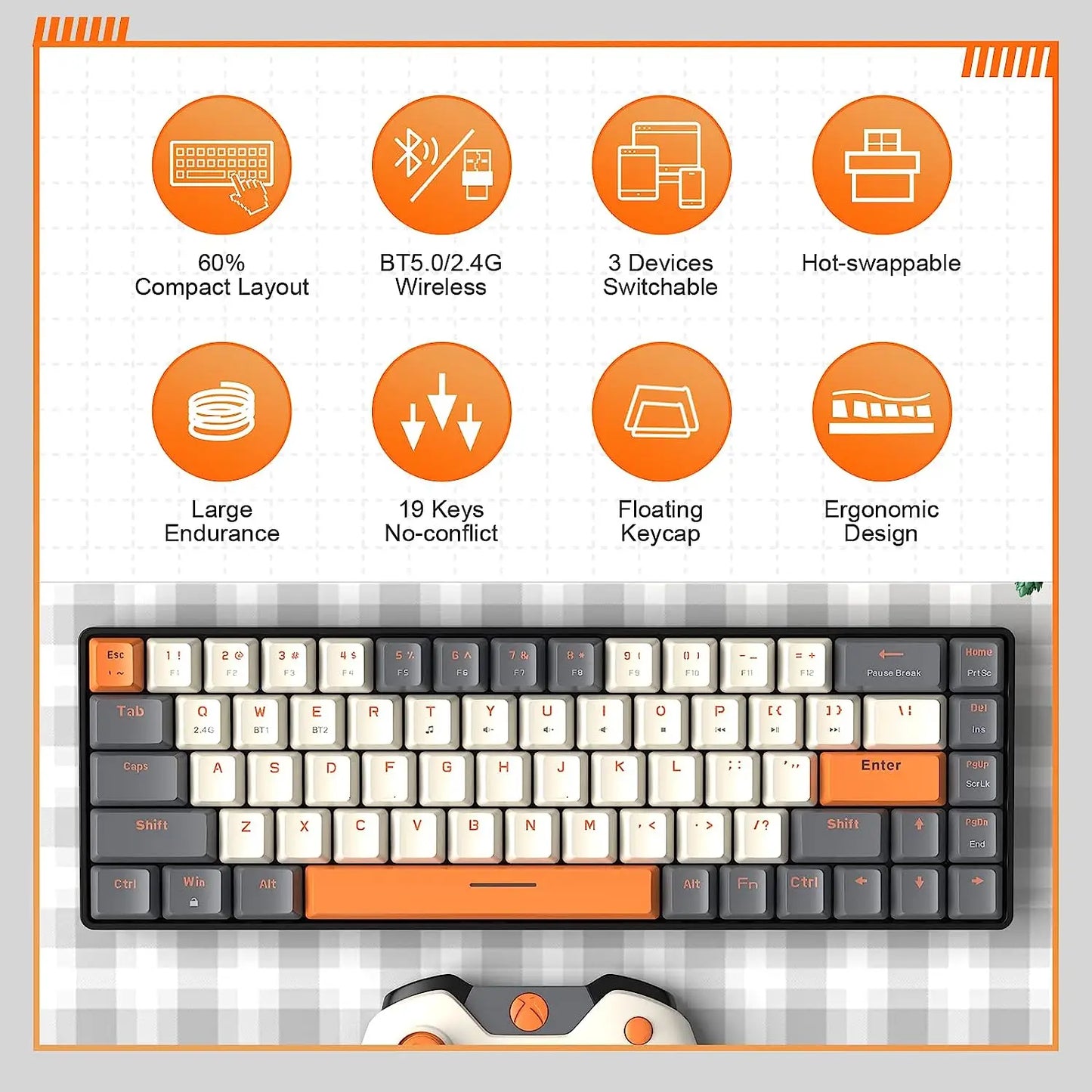 Circuitx Wireless Mechanical Keyboard