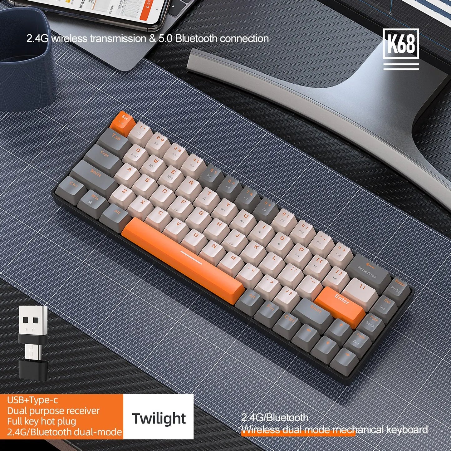 Circuitx Wireless Mechanical Keyboard