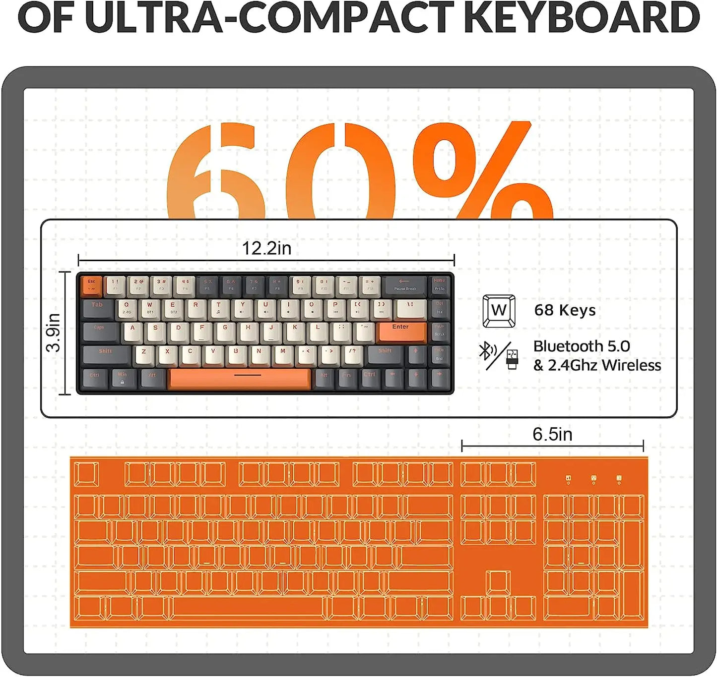 Circuitx Wireless Mechanical Keyboard